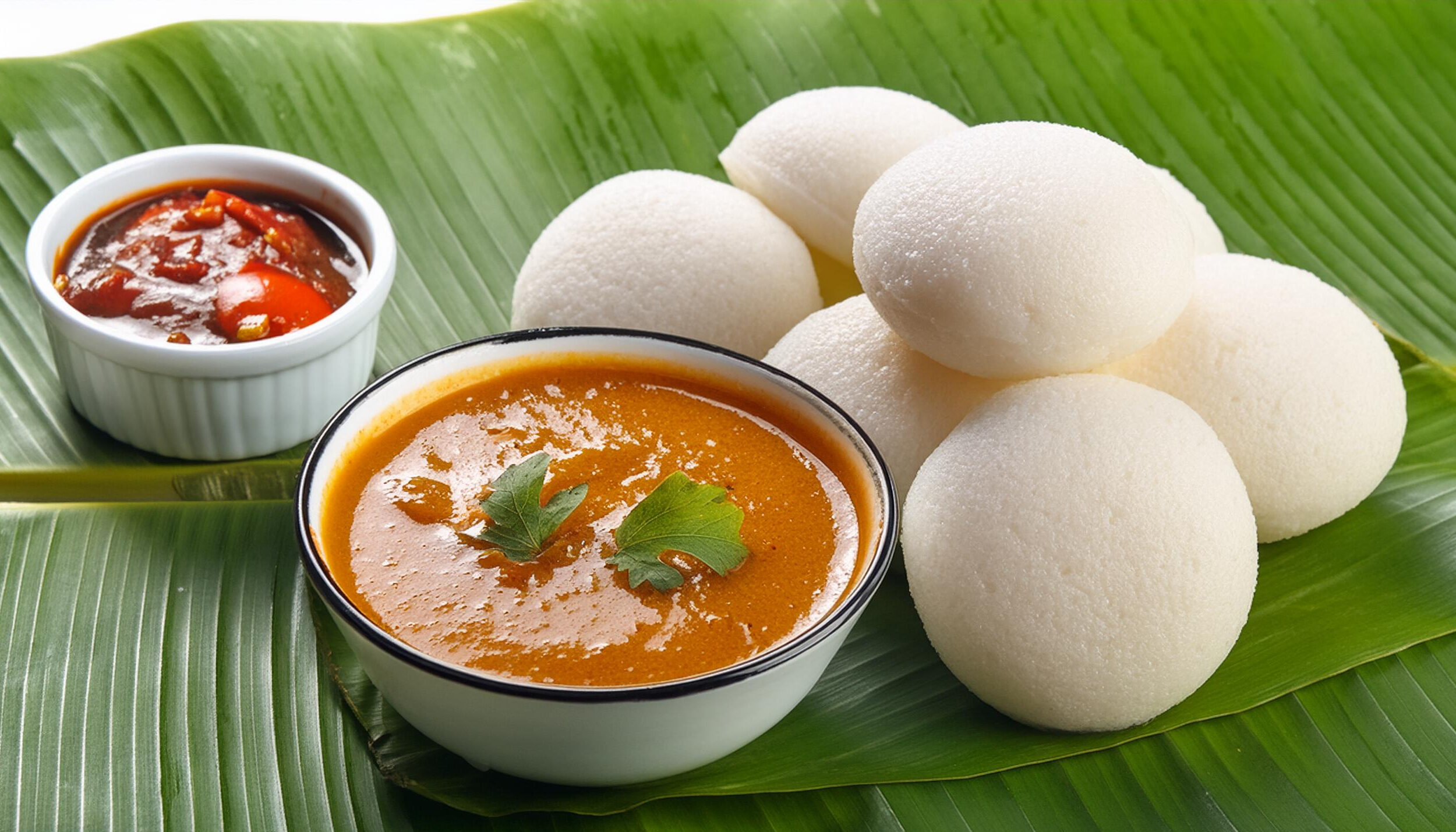 Best Soft and Fluffy Idly/Idli with Traditional Chutneys available at Tandoori Bliss, Adelaide with Authentic Taste